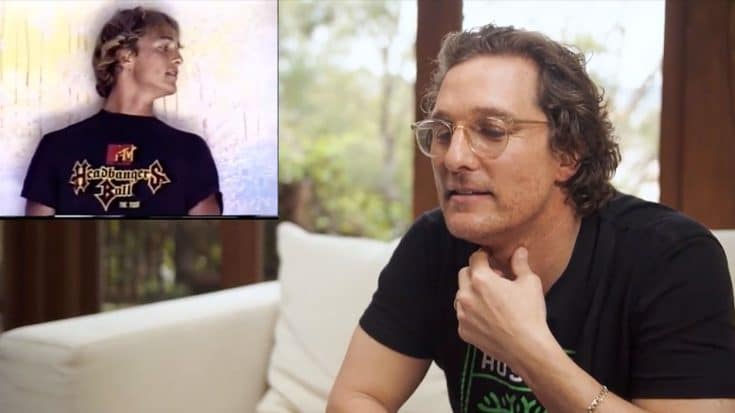 Matthew McConaughey Witnesses His ‘Dazed & Confused’ Audition For First Time | Country Music Videos
