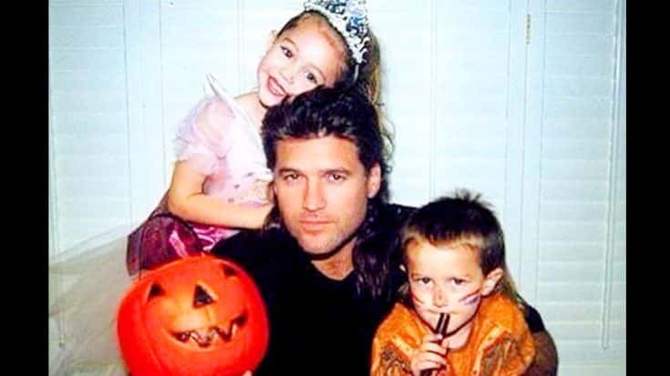 Young Miley Cyrus Appears In Dad Billy Ray’s Halloween Throwback Photo | Country Music Videos