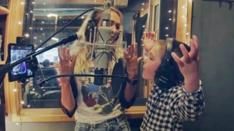 Carrie Underwood Talks Recording “The Little Drummer Boy” With Son: “He Sang It With His Whole Heart” | Country Music Videos