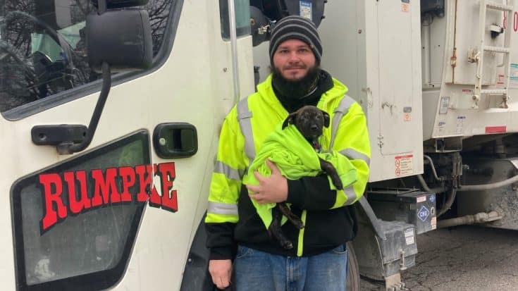 Garbage Man Finds 10-Week-Old Puppy In Bag On Side Of Road | Country Music Videos