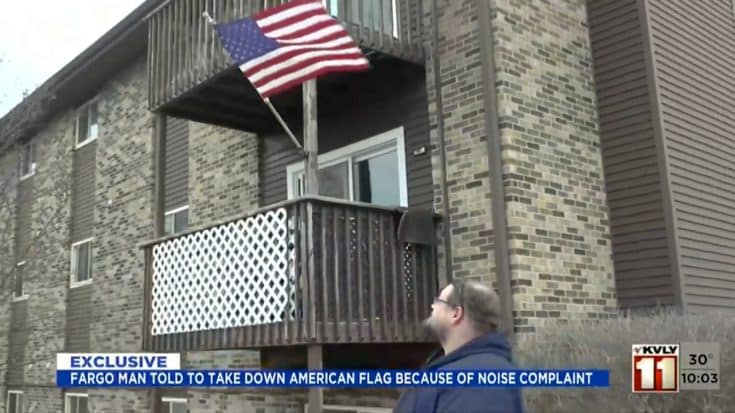 N. Dakota Man Asked To Remove U.S. Flag By Condo Association | Country Music Videos