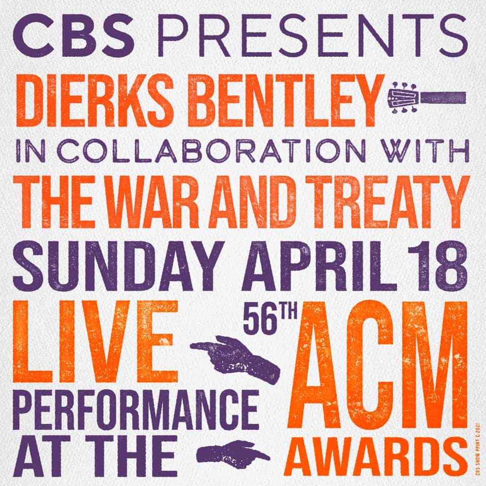 Dierks Bentley Joined By Duo The War And Treaty For ACM Performance