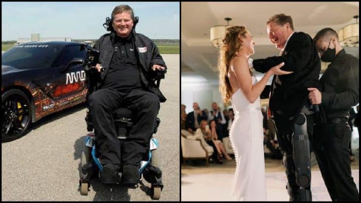 Paralyzed IndyCar Driver Walks For First Time In 21 Years, Dances At Daughter’s Wedding | Country Music Videos