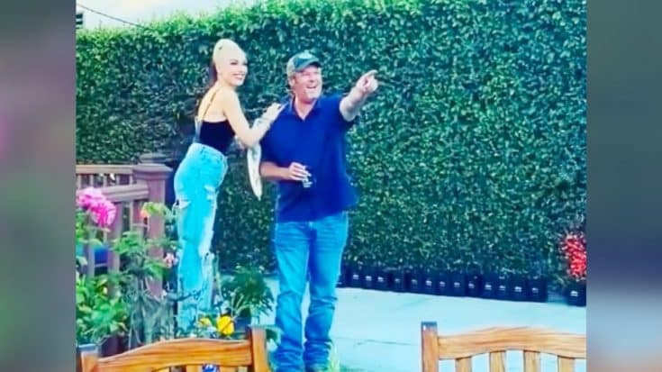 Gwen Stefani Throws Surprise Party For Blake’s 45th Birthday | Country Music Videos