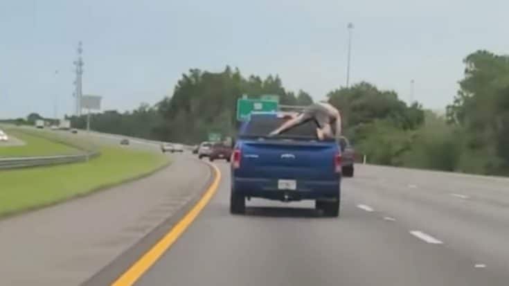 Guy Climbs Out Of Speeding Truck To Grab Beer From Bed | Country Music Videos