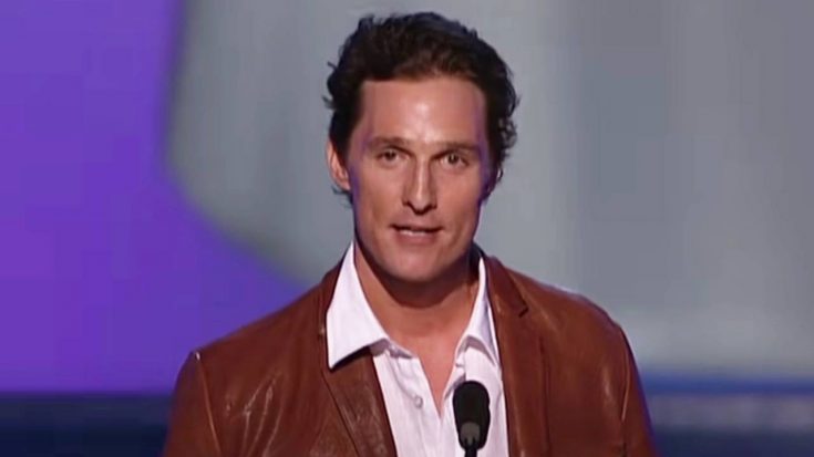 Matthew McConaughey Hasn’t Worn Deodorant In 35 Years, “Smells Like Granola” | Country Music Videos