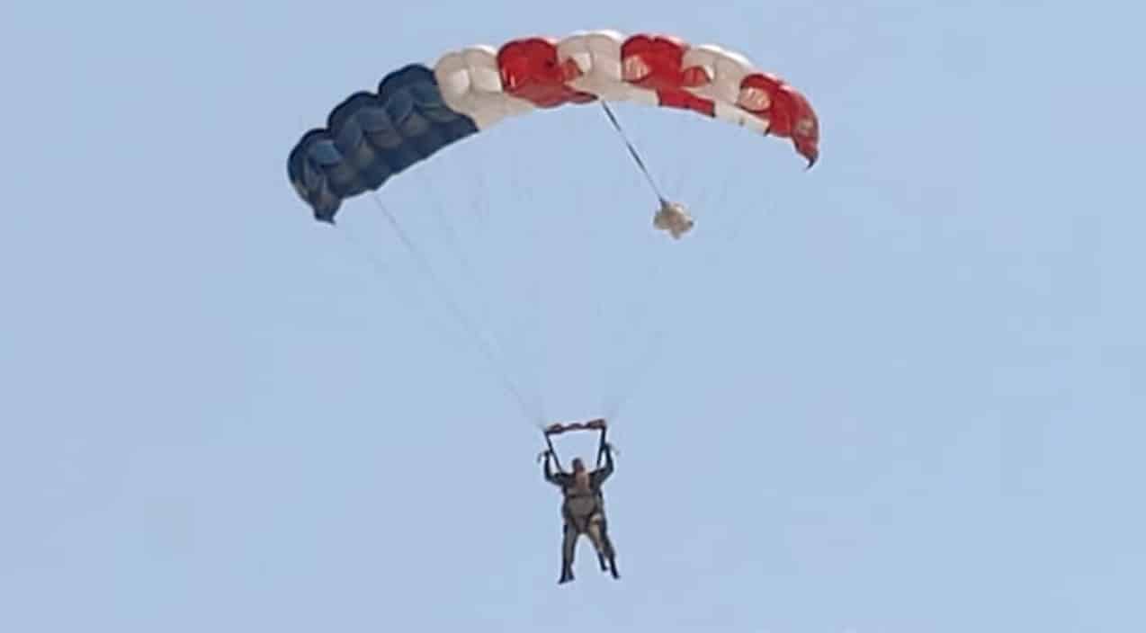 WWII Vet Who Jumped From Plane On D-Day…Parachutes For 100th Birthday | Country Music Videos