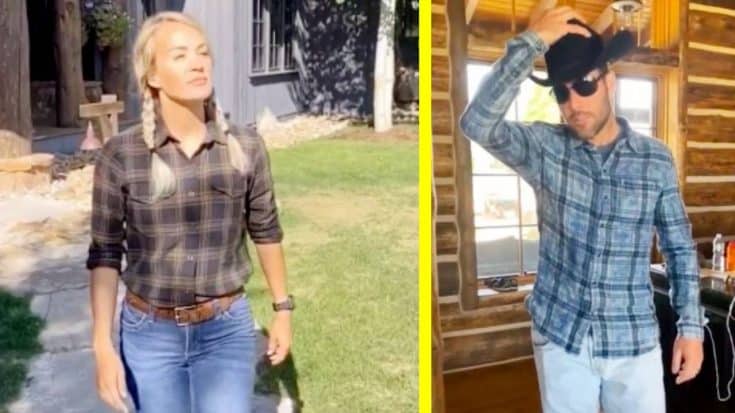 Carrie Underwood & Mike Fisher Channel “Yellowstone” Characters In Tik Tok Video | Country Music Videos