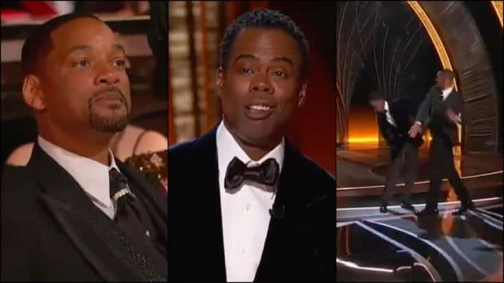 Will Smith Slaps Chris Rock On Oscars Stage After Jada Pinkett Smith Hair Joke | Country Music Videos