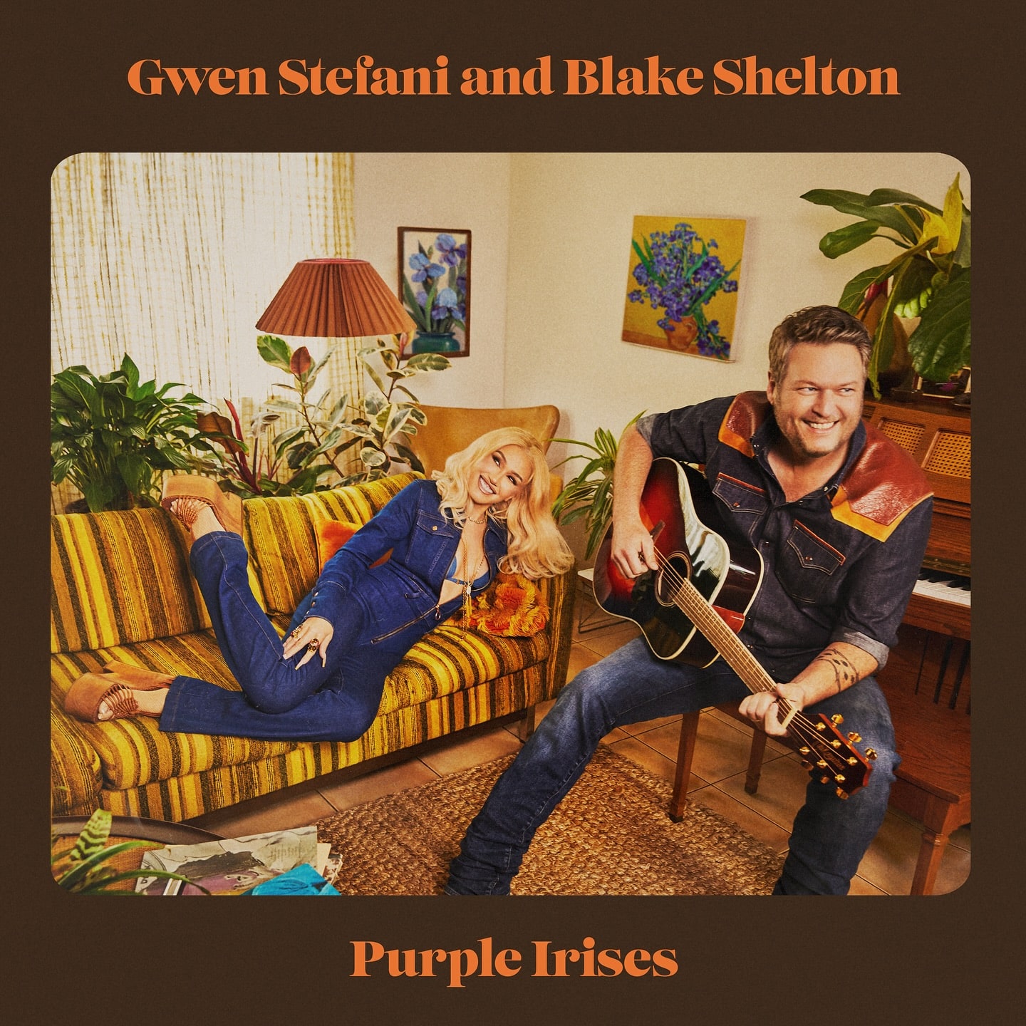 Blake Shelton and Gwen Stefani married in 2021, and released their duet "Purple Irises" in 2024