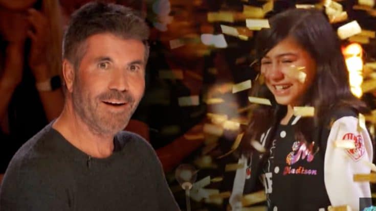 11-Year-Old Earns Golden Buzzer On “AGT” For Powerful Performance Of “Amazing Grace” | Country Music Videos