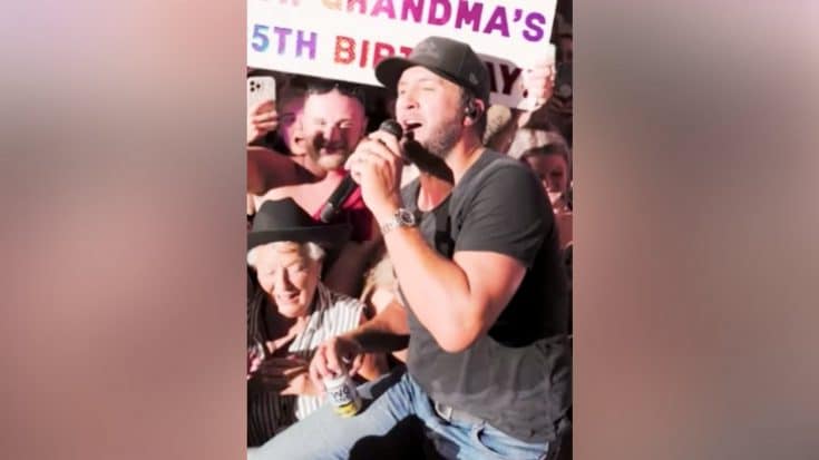 Luke Bryan Sings To 85-Year-Old Grandma Celebrating Her Birthday At His Show | Country Music Videos