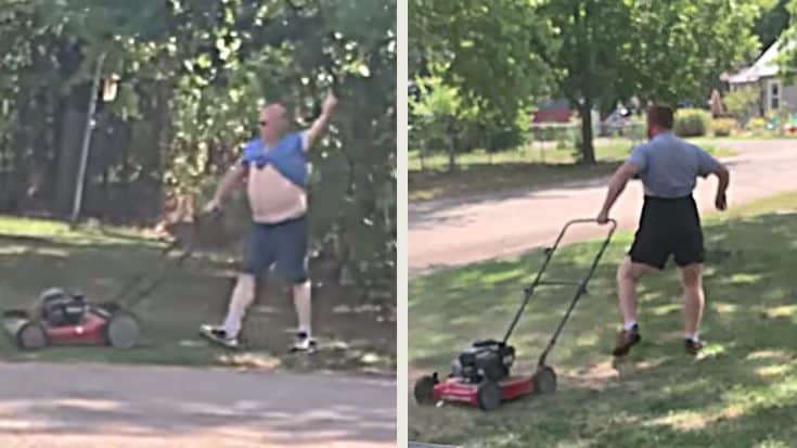 Two Competitive Neighbors Get Into Crazy Mowing Competition | Country Music Videos