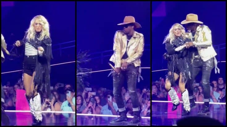 Carrie Underwood & Jimmie Allen Show Off Dance Moves During Tour Stop | Country Music Videos