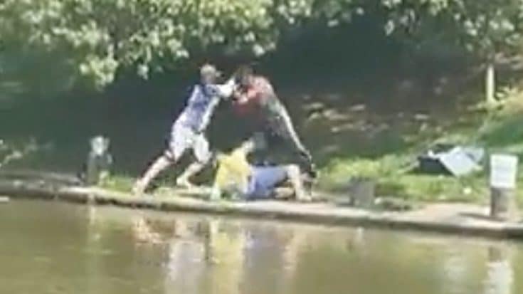 VIDEO: 3 Fishermen Fight & End Up In The Water | Country Music Videos