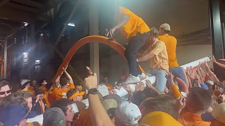 Tennessee Needs Help Paying For New Goalposts After Fans Carried Old Ones Out Of Stadium | Country Music Videos