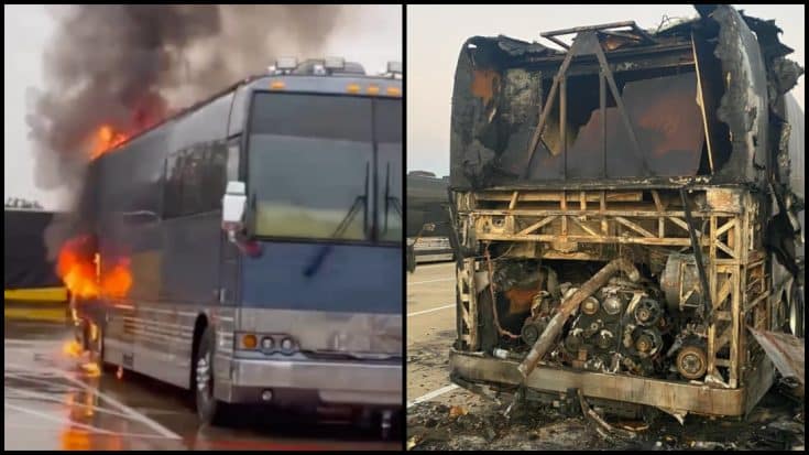 Country Singer’s Bus Bursts Into Flames, “There Isn’t Much Good News Here” | Country Music Videos