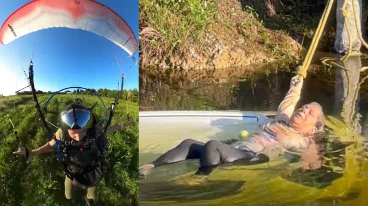 Woman Pulled From Alligator Waters After Paraglider Sees Her & Lands | Country Music Videos
