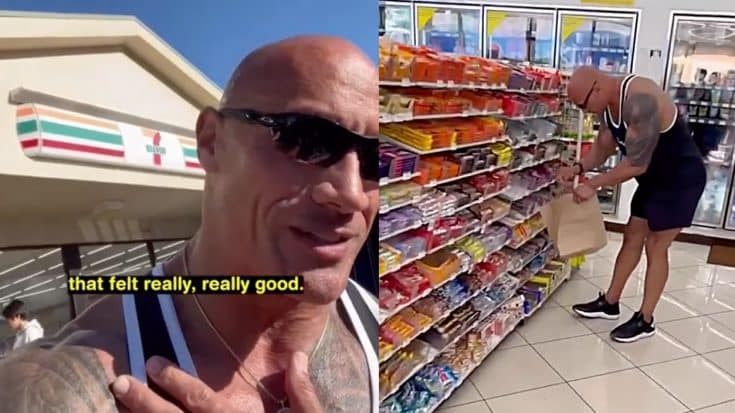 The Rock Buys All Snickers Bars At 7-Eleven Because He Used To Steal Them There | Country Music Videos
