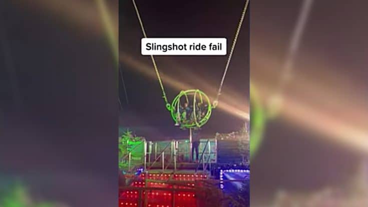 Scary Footage: Slingshot Ride Snaps With 2 People Inside | Country Music Videos