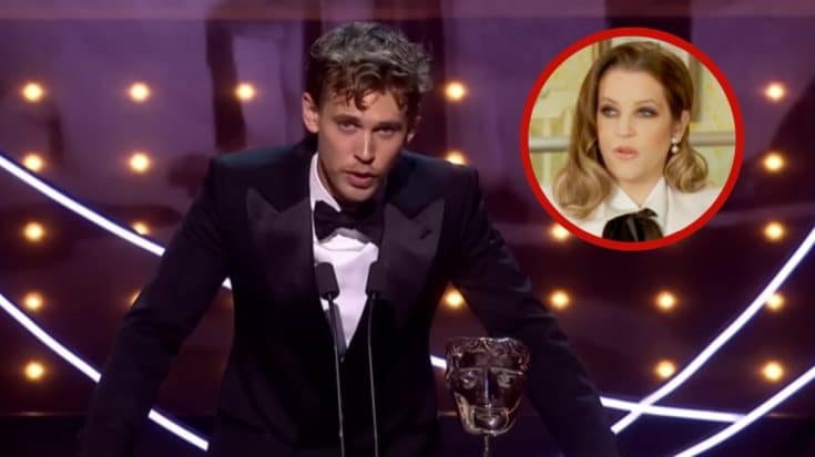 Austin Butler Pays Tribute To Lisa Marie Presley After BAFTA Win | Country Music Videos