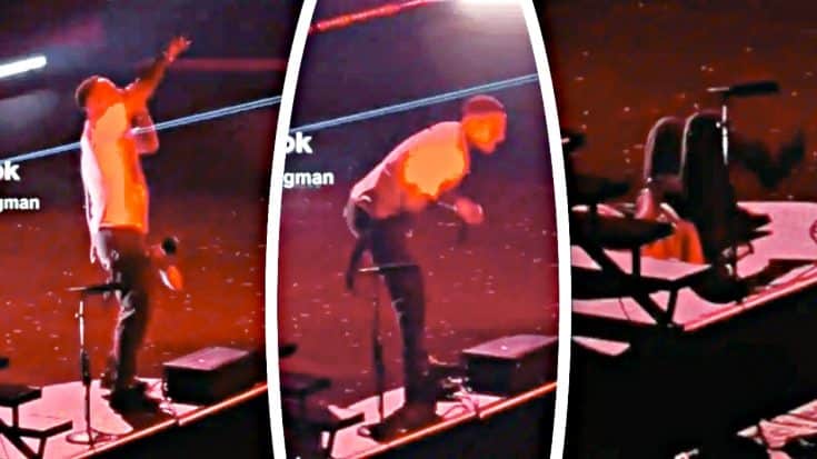 Kane Brown Gets Hit In The Crotch By Fan’s Flying Boot | Country Music Videos