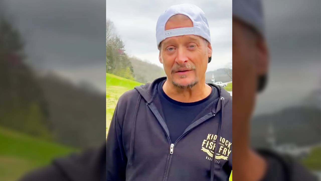 Kid Rock reacts to Bud Light's Dylan Mulvaney can