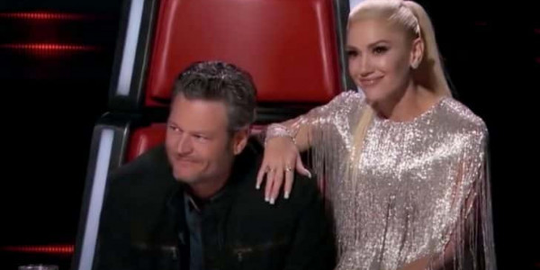 Blake Shelton and Gwen Stefani on The Voice