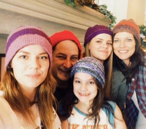 Photo of Martina McBride's family during the holiday season