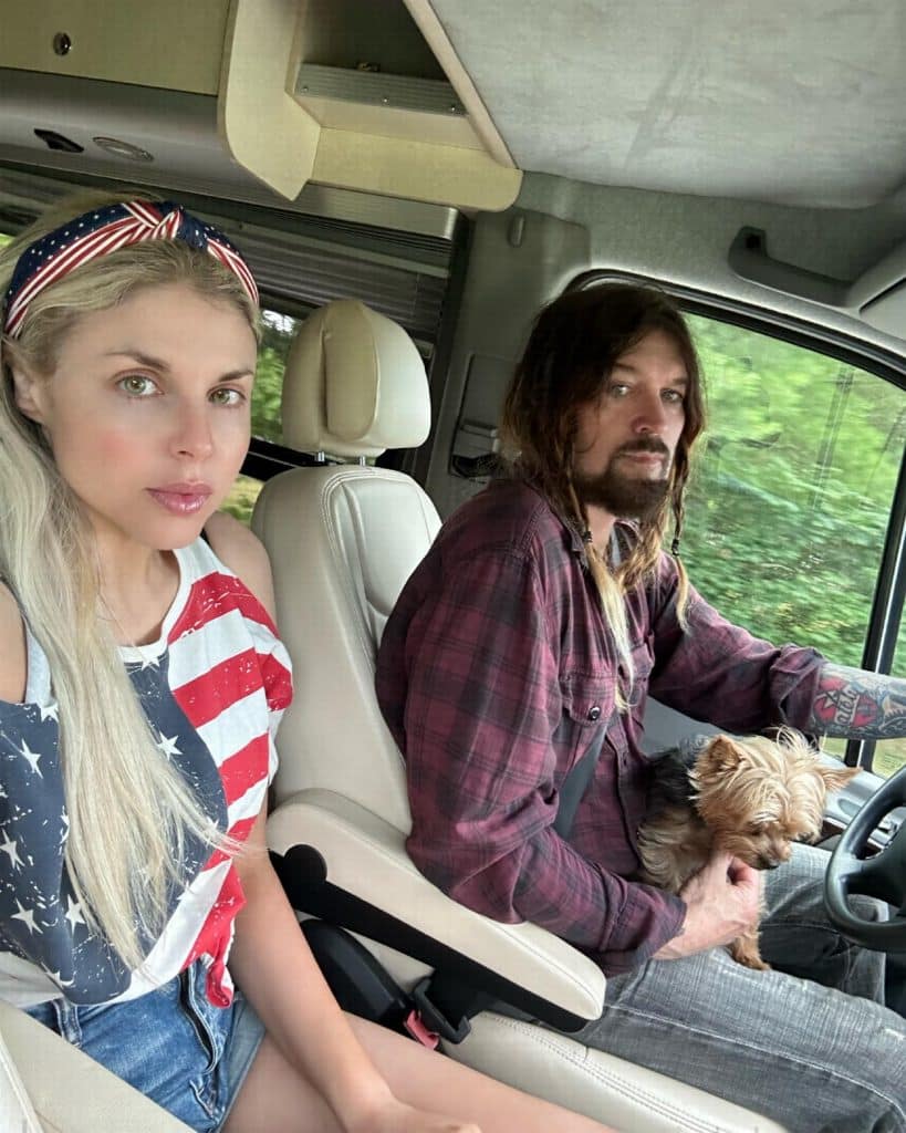 Billy Ray Cyrus and Firerose on the 4th of July