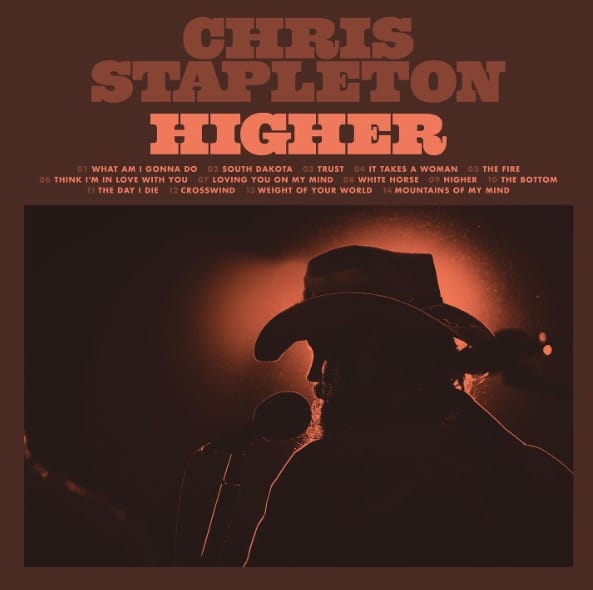 Cover art for new Chris Stapleton album "Higher"