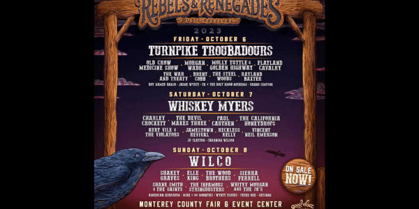 Lineup for the Rebels & Renegades Music Festival