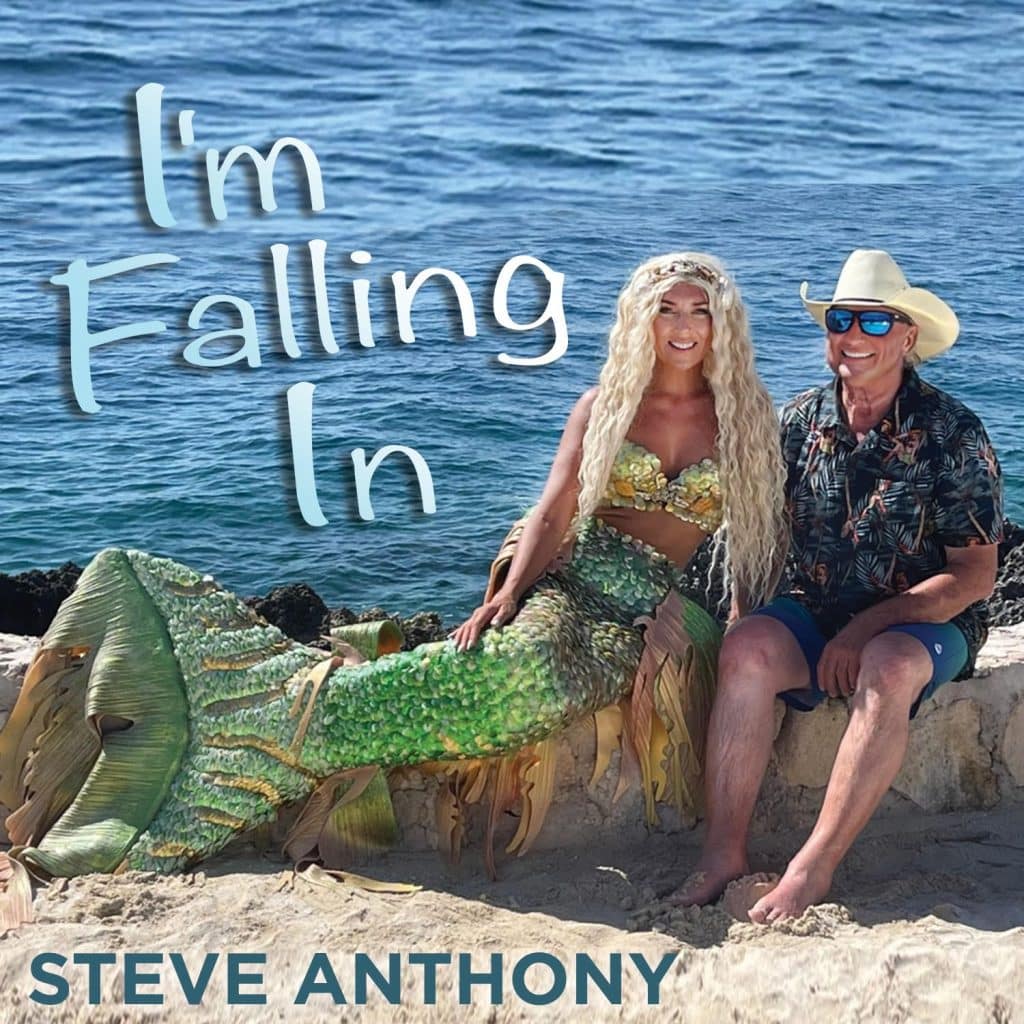 Promotional image for Steve Anthony's "I'm Falling In"