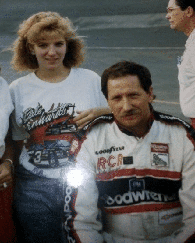 Kelly Earnhardt Miller and her dad, Dale Earnhardt.