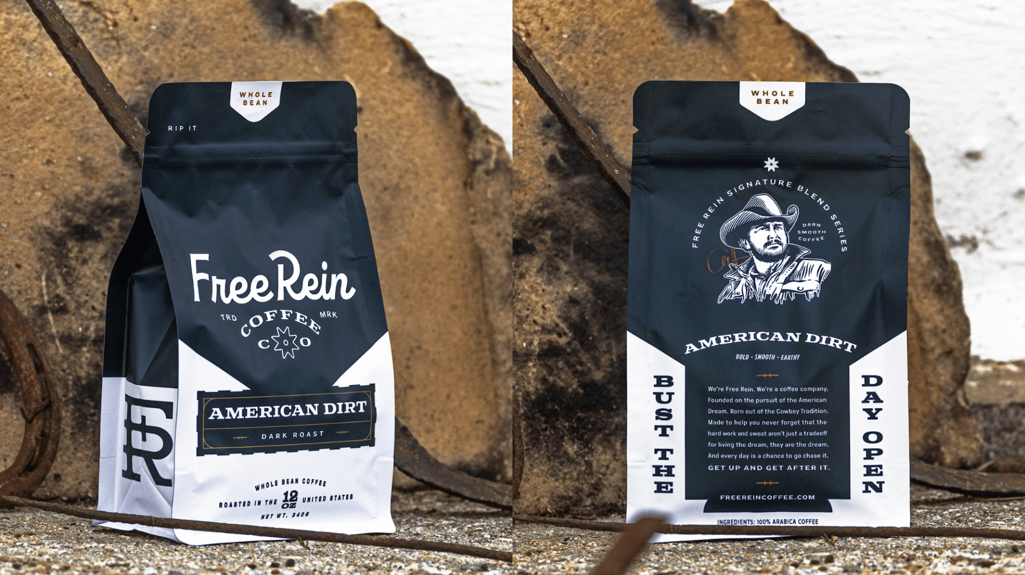 Free Rein Coffee Company American Dirt Dark Roast