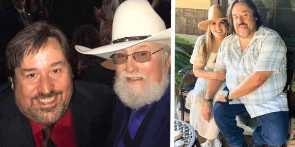 Charlie Daniels Jr. with his dad Charlie Daniels, and wife his new wife Chelsea