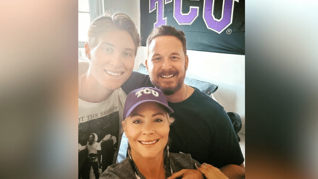 Cole Hauser and his wife Cynthia move their son Ryland into college