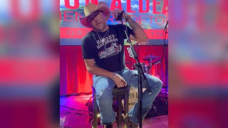 Jason Aldean Surprises Fans With “Try That In A Small Town” At Bar Grand Opening | Country Music Videos