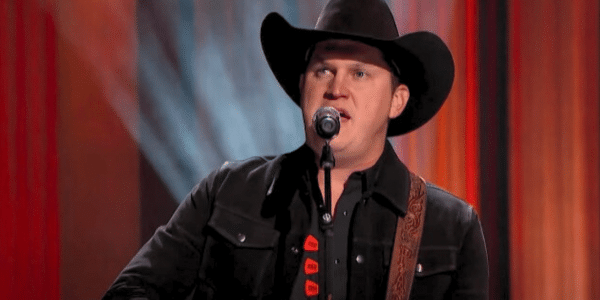 Jon Pardi sings at the Opry