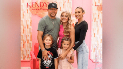 Jason Aldean with his family at Kendyl's sweet 16 birthday party