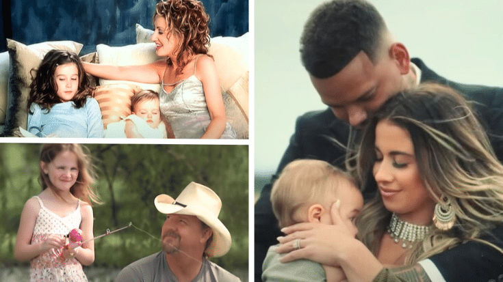 13 Country Artists Whose Kids Starred In Their Music Videos | Country Music Videos