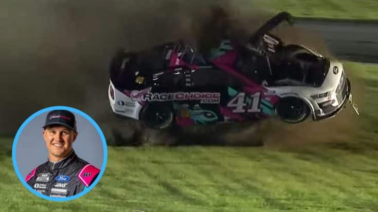 NASCAR Driver Taken To Hospital After Car Flips 10 Times In Violent Wreck | Country Music Videos
