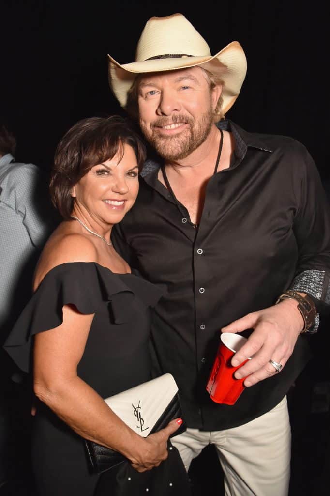 Toby Keith and his wife Tricia 