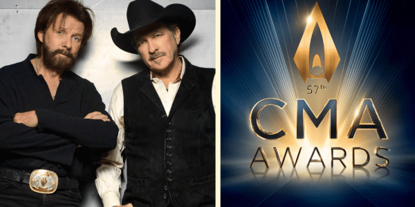 Brooks & Dunn and the CMA Award logo