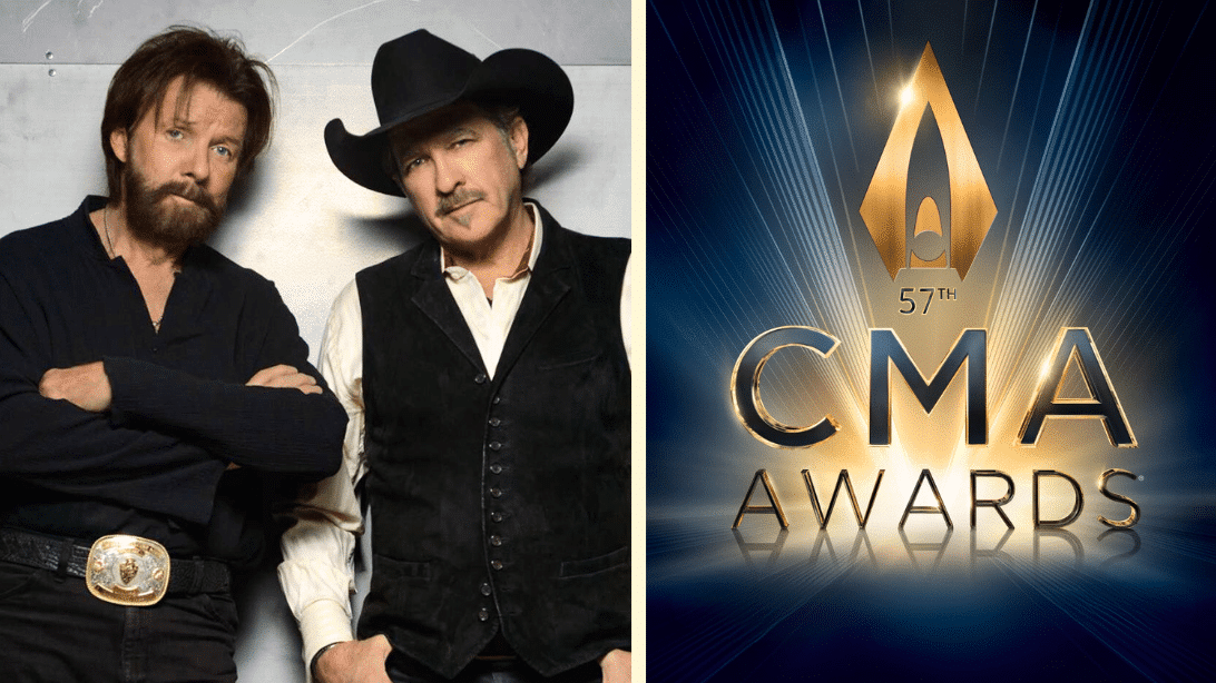 Brooks & Dunn and the CMA Award logo