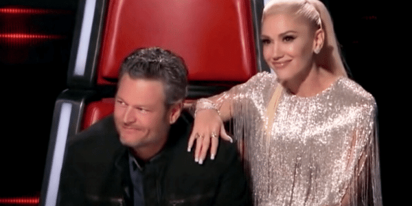 Blake Shelton and Gwen Stefani on The Voice