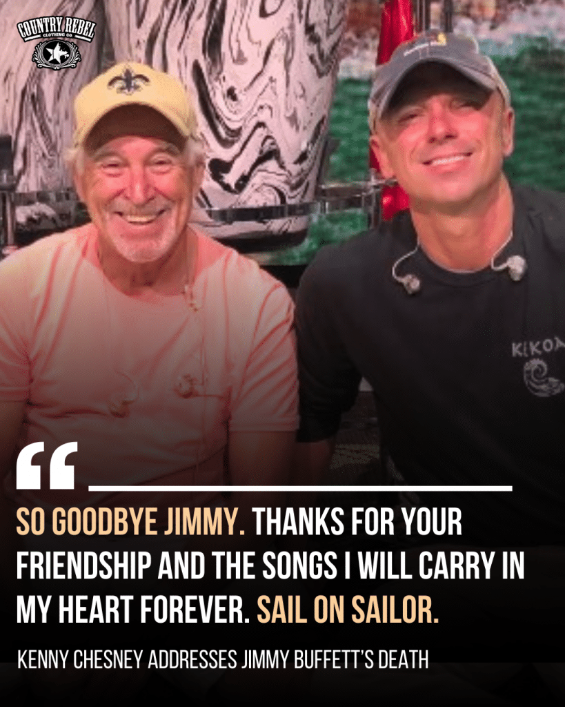 Jimmy Buffett enlisted Kenny Chesney as one of the artists on his all-star "Hey Good Lookin'" collaboration...