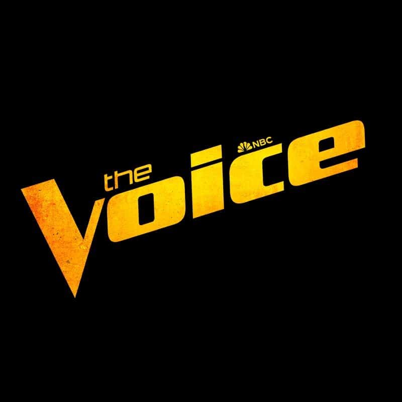 The logo for "The Voice"
