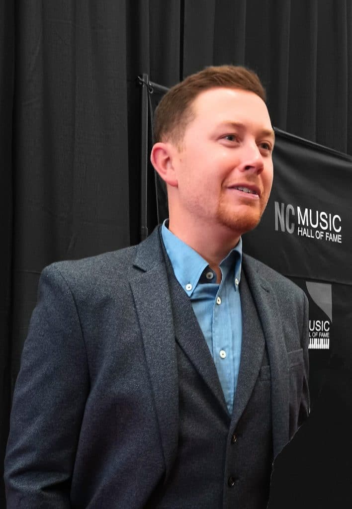 Scotty McCreery at his induction ceremony into the North Carolina Music Hall of Fame