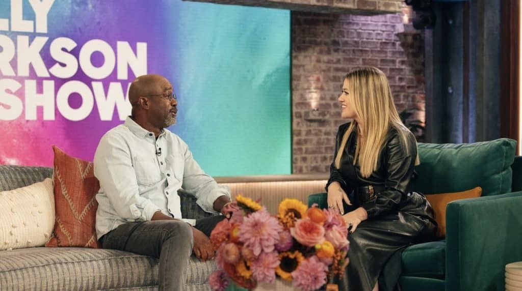 Darius Rucker as the guest appearance on The Kelly Clarkson Show on October 23, 2023.